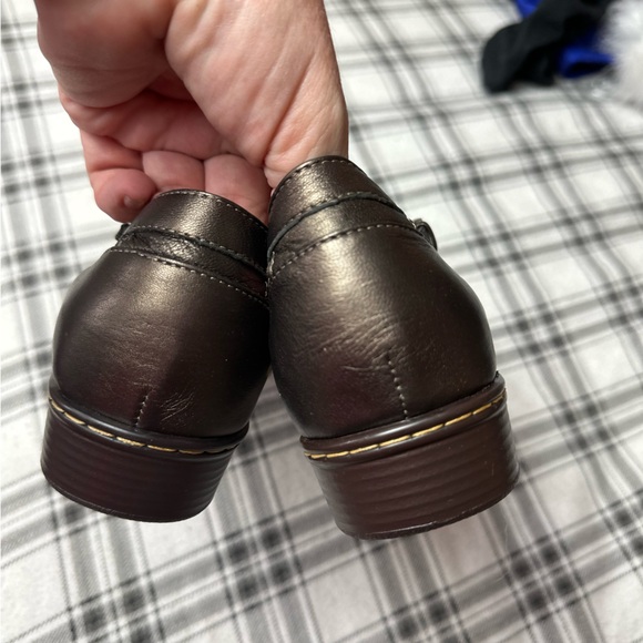 Softspots Bronze Leather Higby 1’ Lightweight Pillow Top Platform Sandal NIB 10W - Picture 5 of 14